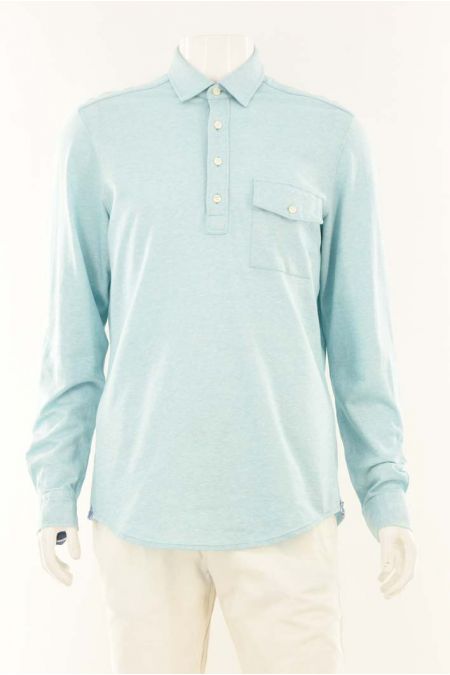 Bluza Hugo Boss tip camasa cu buzunar la piept, barbati 