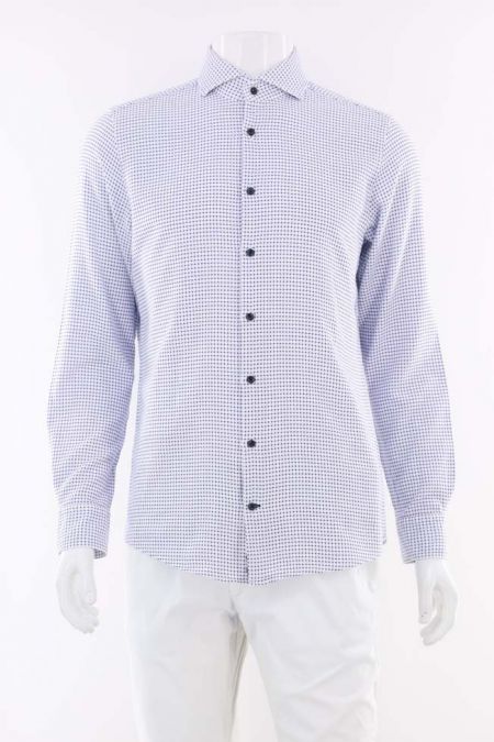 Camasa JOOP! model pepit cu imprimeu grafic, barbati