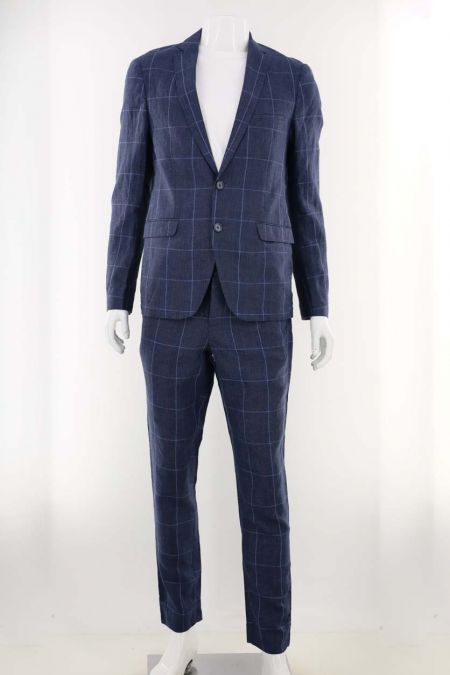 Costum Lindbergh model in carouri cu buzunare cu clapeta, barbati 