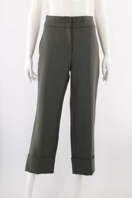 Pantaloni Zara model elegant cu terminatii rulate, dama 