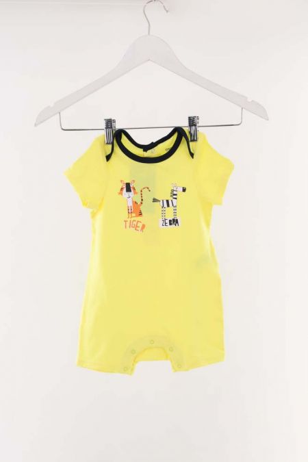 Salopeta Orchestra cu inchidere cu capse si imprimeu animale, baieti