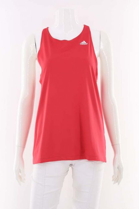 Maiou Adidas  cu bretele incrucisate si terminatie rotunjita, dama