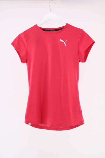 Tricou Puma model monocromatic cu logo minimalist, fete