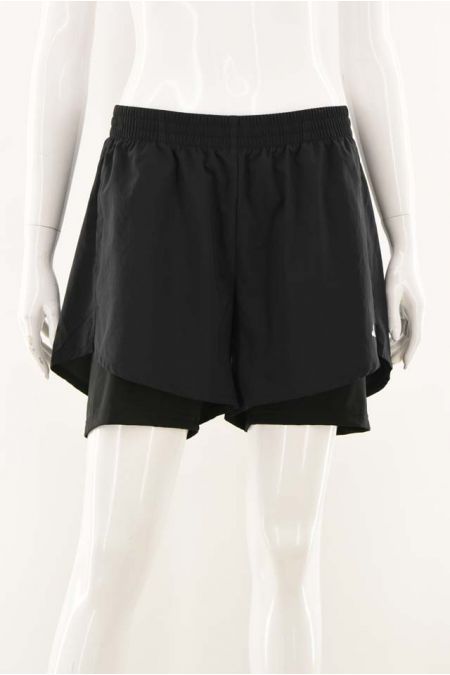 Pantaloni scurti Adidas Aeroready cu aspect dublu si buzunare ascunse, dama