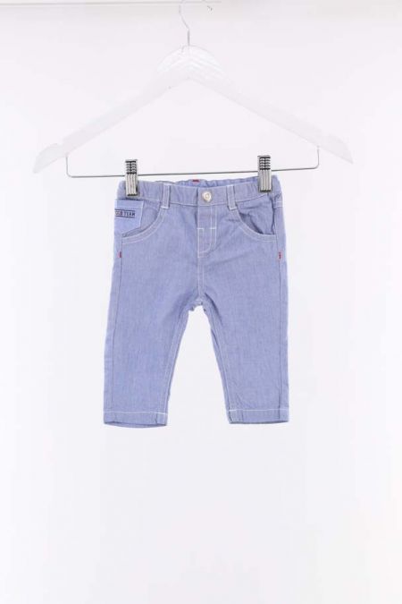 Pantaloni  Chicco model cu talie ajustabila si cusaturi evidentiate, baieti