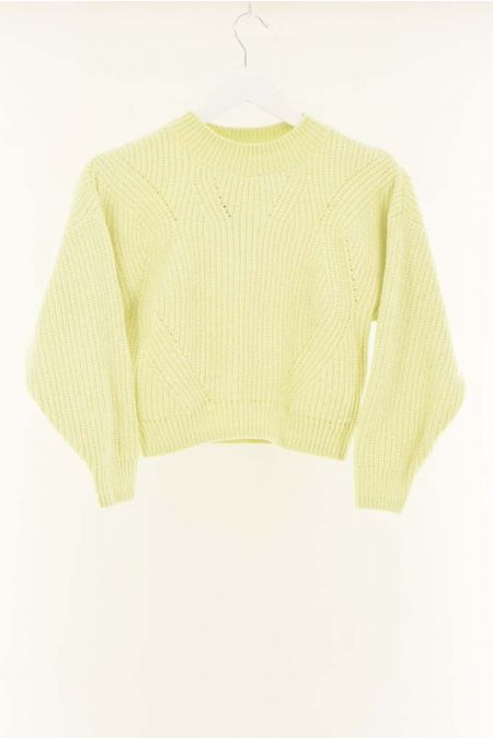 Pulover H&M model monocromatic cu aspect texturat, copii