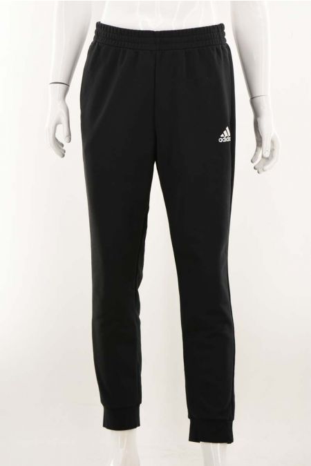 Pantaloni Adidas cu model monocromatic si logo brodat, barbati