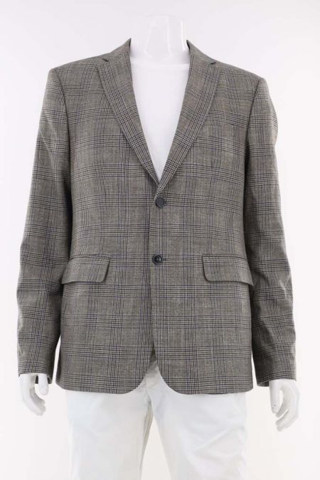 Sacou Zara model pepit, buzunare cu clapeta, barbati 