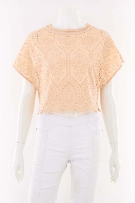 Bluza Mango model brodat si maneci cazute, dama