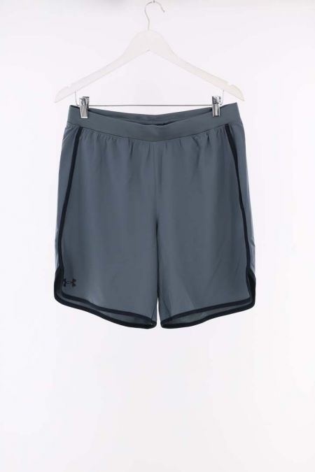 Pantaloni Under Armour gri si terminatie rotunjita, barbati