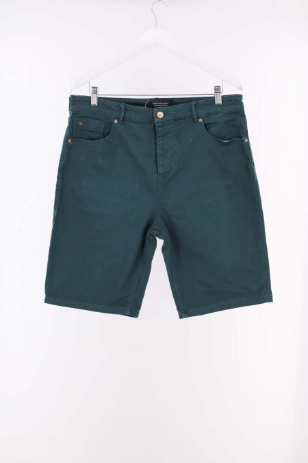 Pantaloni scurti Scotch & Soda model cu croiala dreapta si inchidere cu nasturi, barbati