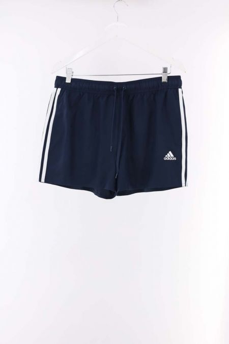 Sort de baie Adidas cu dungi si logo minimalist, barbati