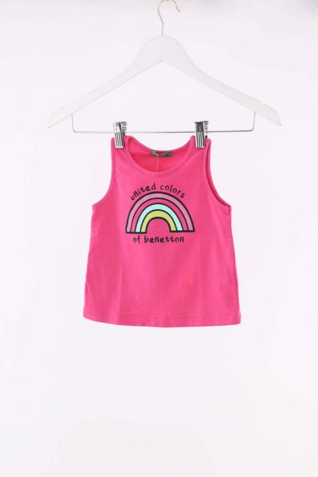 Maiou United Colors Of Benetton cu imprimeu logo, fete