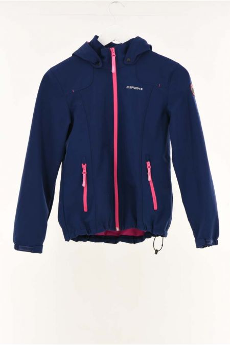 Geaca subtire Icepeak model cromatic cu gluga detasabila, copii