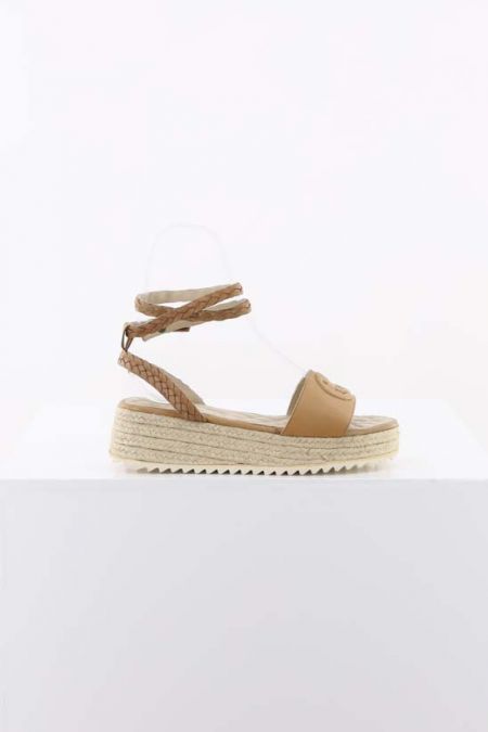 Sandale Gerry Weber din piele cu barete impletite, dama