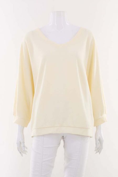 Bluza Tom Tailor model abstract cu maneci cazute, dama