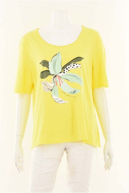 Tricou S.Oliver model cu imprimeu grafic floral, dama