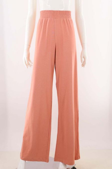 Pantaloni Zara cu talie elastica si croiala ampla, dama