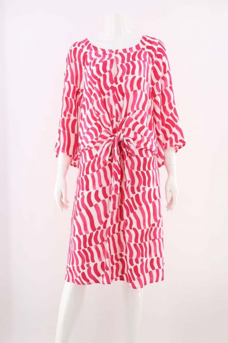 Rochie S.Oliver noua cu eticheta, model cu meaneci evazate si terminatii rotunjite, dama 