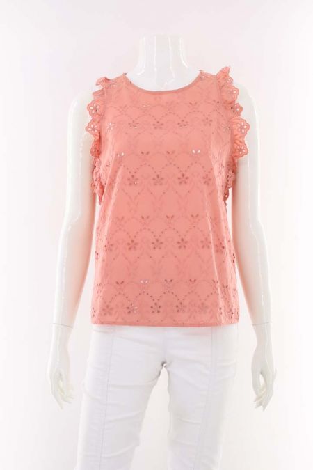 Maiou Zara model cu insertii perforate decorative, dama 