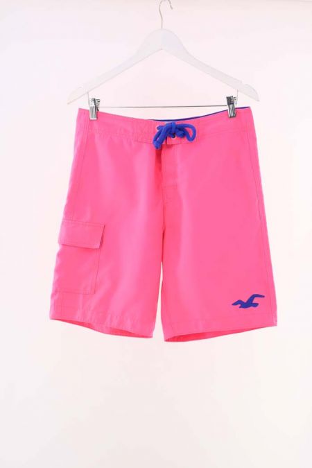 Sort Hollister cu buzunar evidentiat si inchidere cu scai, barbati