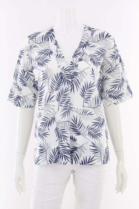 Bluza Marc O'Polo cu decolteu tip tunica si croiala ampla, dama