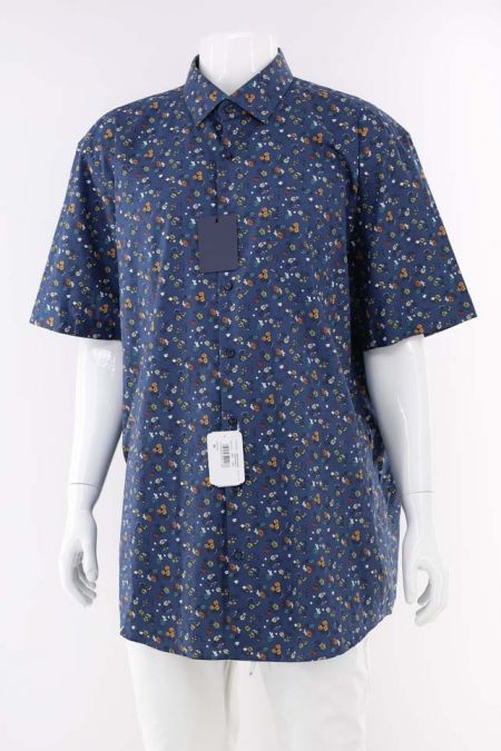 Camasa Pierre Cardin din bumbac si imprimeu floral, barbati