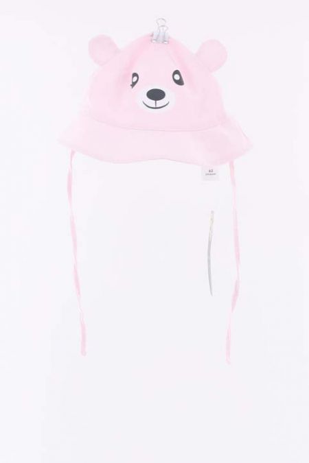 Palarie Dopo Dopo cu imprimeu urs si snur la gat, fete