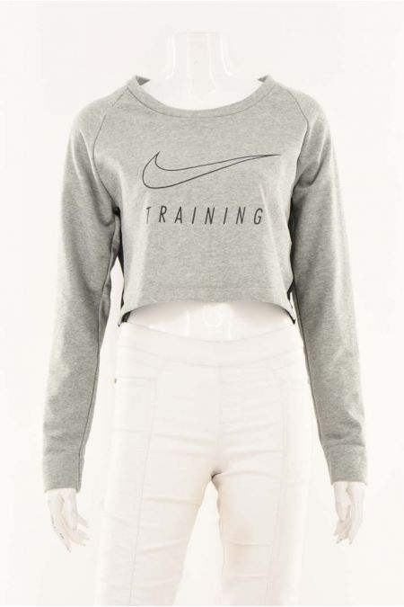Bluza Nike model scurt cu spatele usor transparent, dama