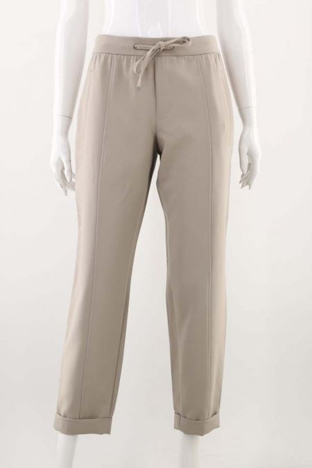 Pantaloni Esprit model cromatic cu talie elastica, dama 