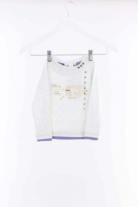 Bluza Manor cu inscriptii sidefate, fete