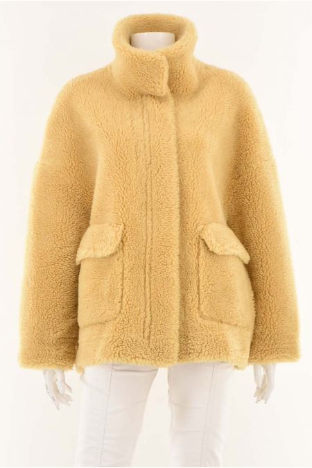 Geaca Zara model monocromatic cu inserti de puf, dama 