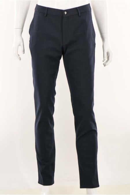 Pantaloni Massimo Dutti model cu insertii in contrast, talie elastica, barbati 