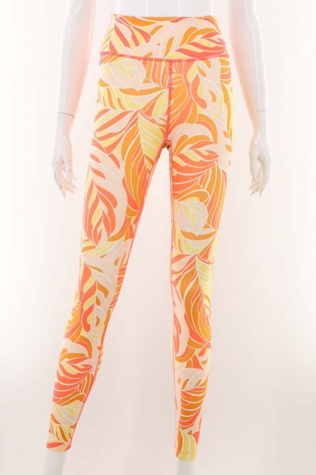 Colanti Nike model cu talie inalta si imprimeu multicolor, dama