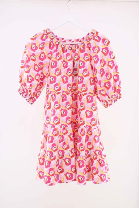 Rochie Zara cu decolteu si maneci elastice, fete