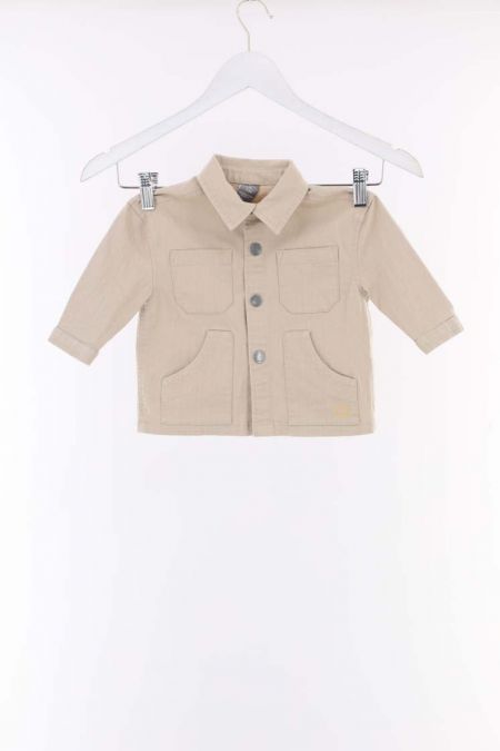 Camasa Naturaline din denim cu buzunare, copii