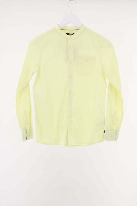 Camasa Okaidi Obaibi cu guler rotund si inchidere cu nasturi, baieti